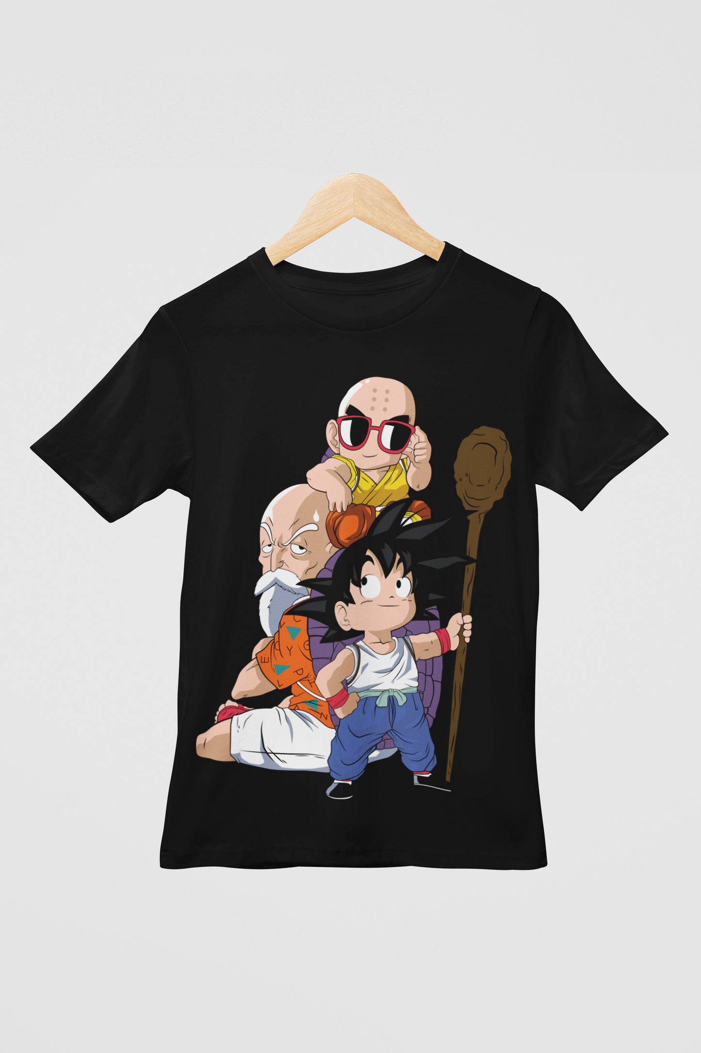 Dragon Ball Z Unisex Regular fit Tshirt, Anime Graphic T-shirt, Black, Cotton, Anime Print (DZ-48)