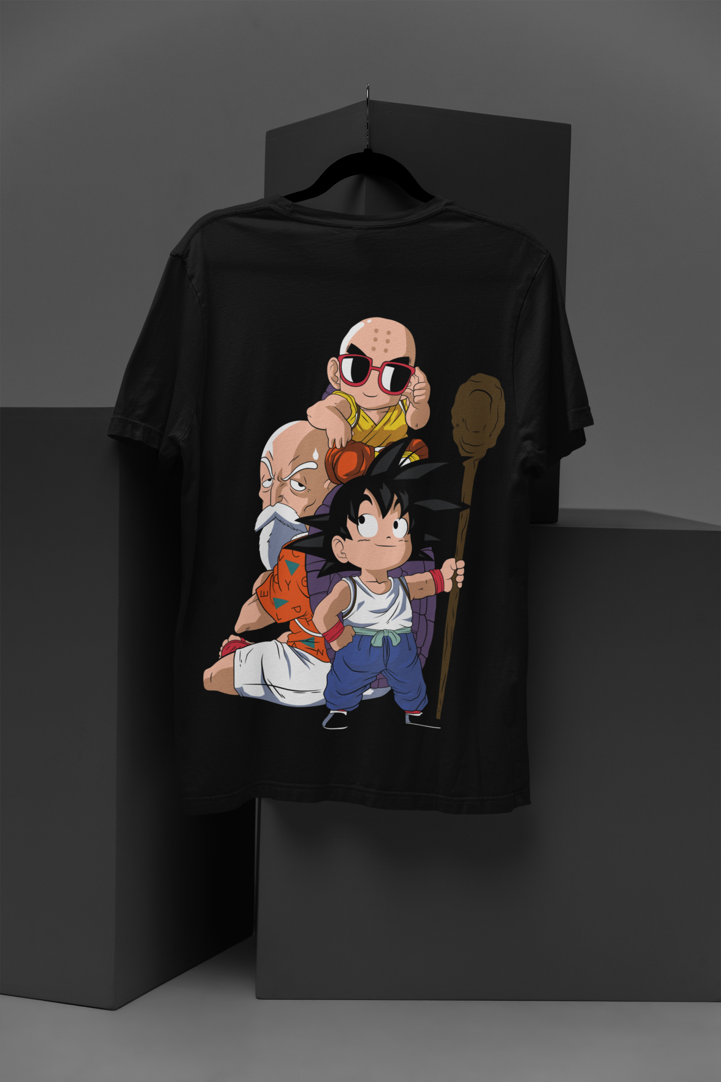 Dragon Ball Z Unisex Regular fit Tshirt, Anime Graphic T-shirt, Black, Cotton, Anime Print (DZ-48)