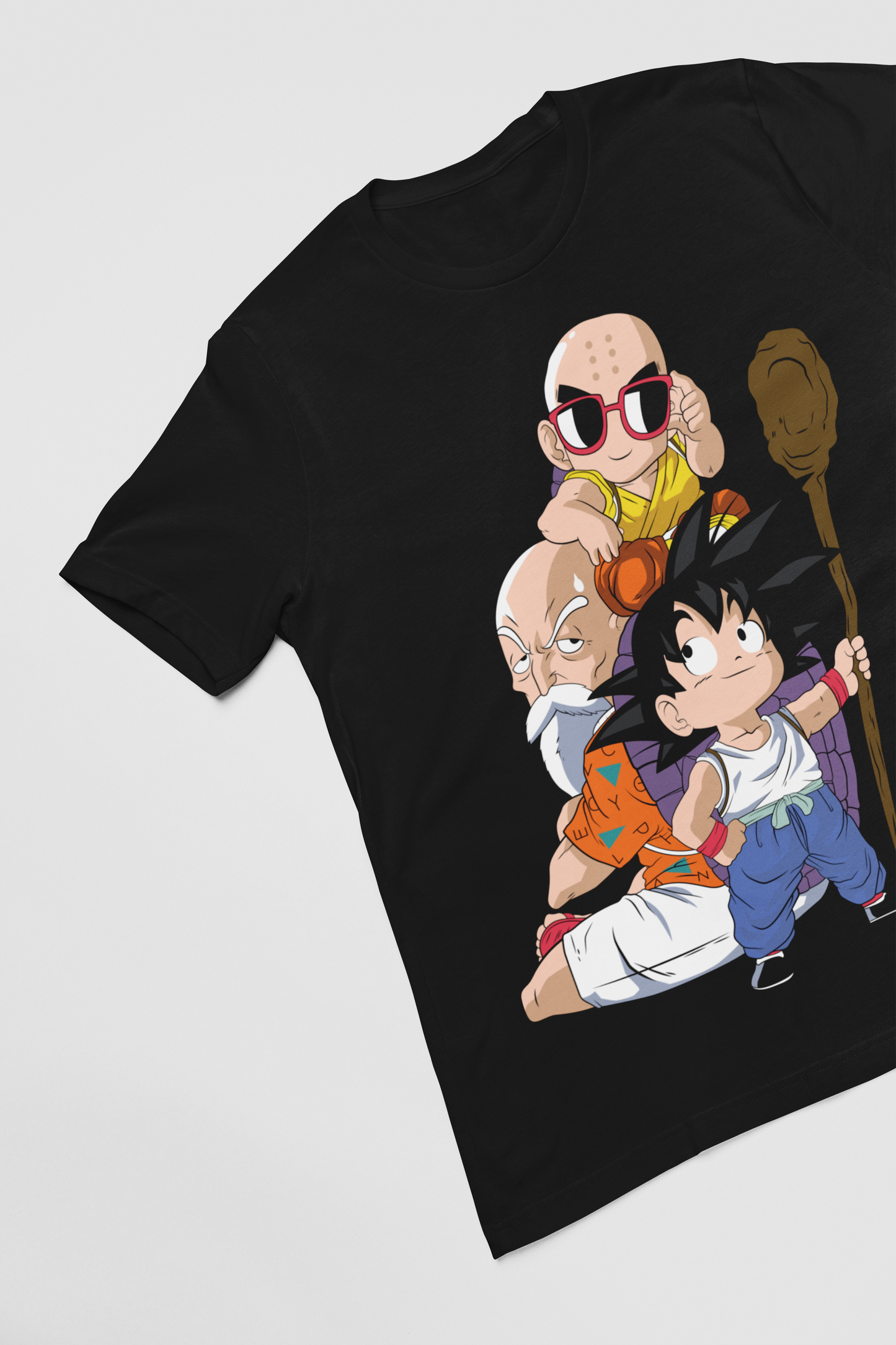 Dragon Ball Z Unisex Regular fit Tshirt, Anime Graphic T-shirt, Black, Cotton, Anime Print (DZ-48)