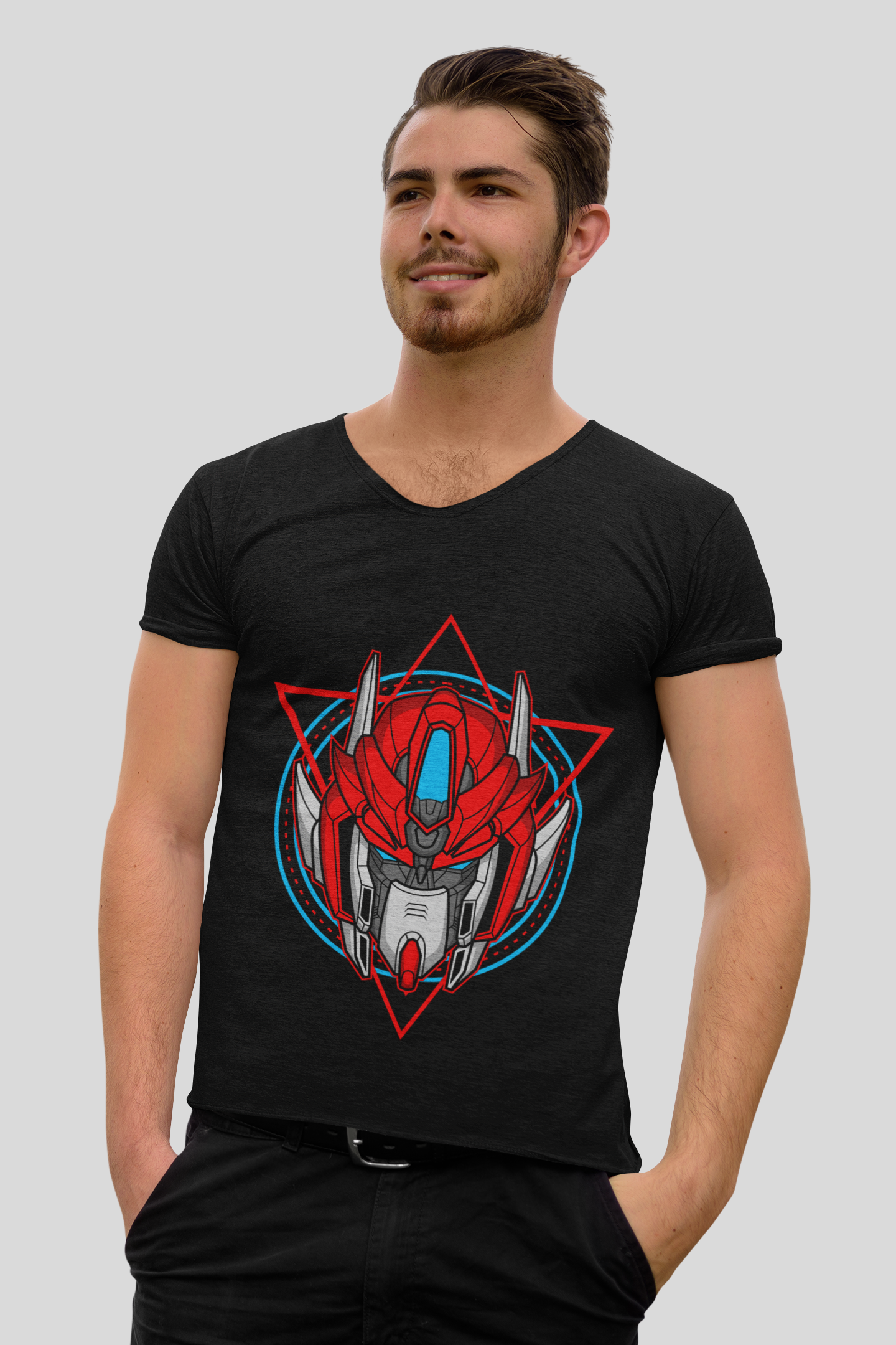 Funky Style 6 Unisex Regular fit Tshirt, Anime Graphic T-shirt, Black, Cotton, Anime Print