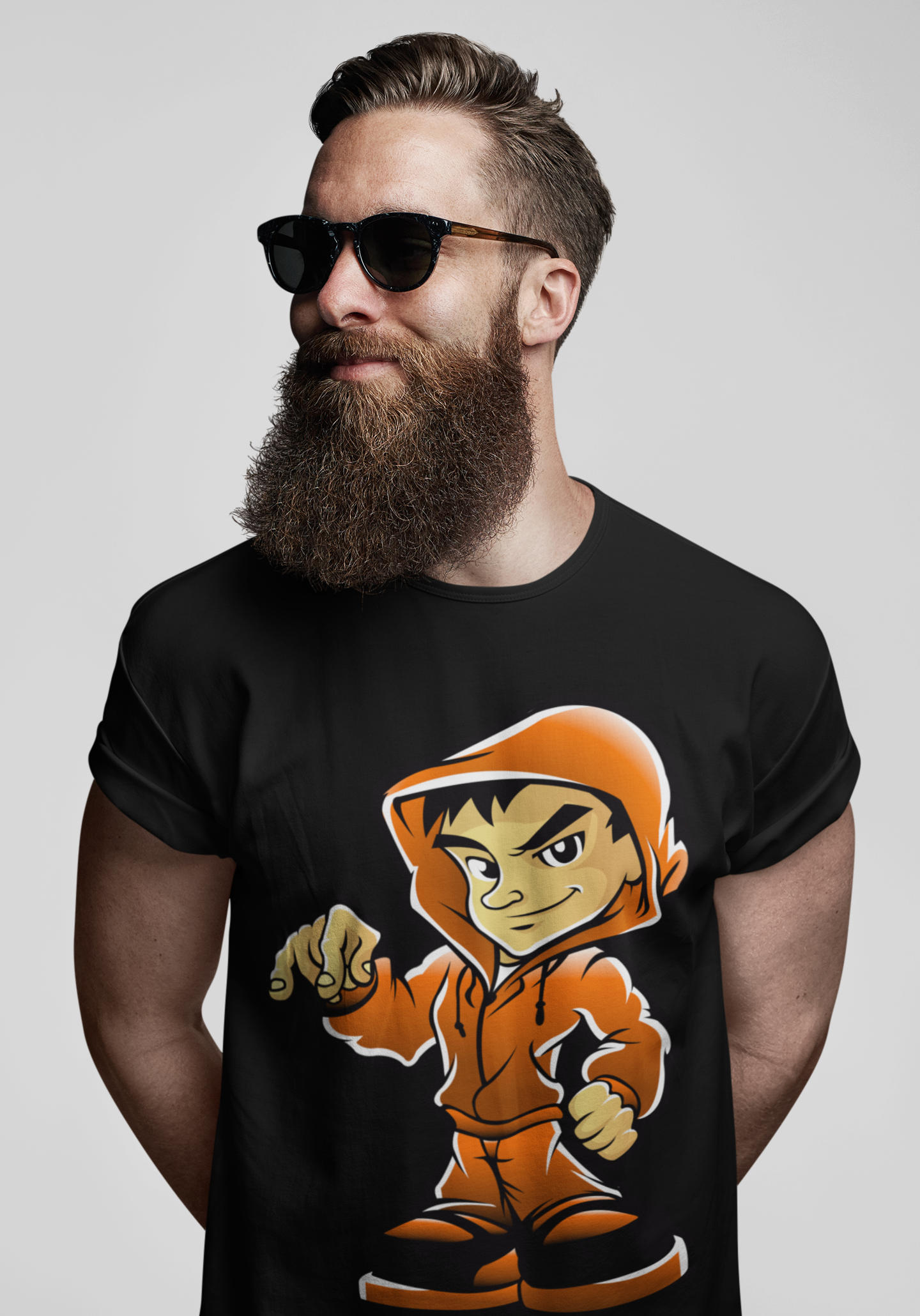 Funky Style 31 Unisex Regular fit Tshirt, Anime Graphic T-shirt, Black, Cotton, Anime Print