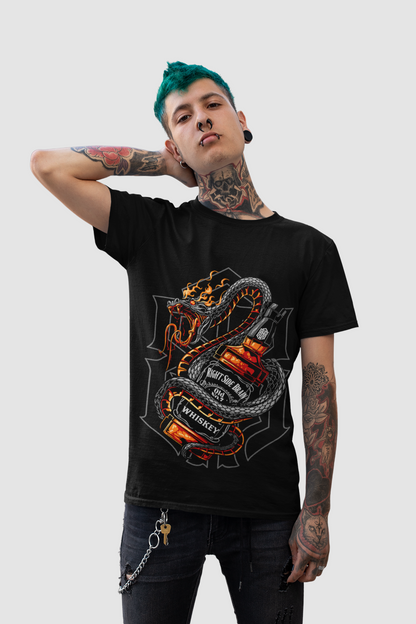 Funky Style 7 Unisex Regular fit Tshirt, Anime Graphic T-shirt, Black, Cotton, Anime Print