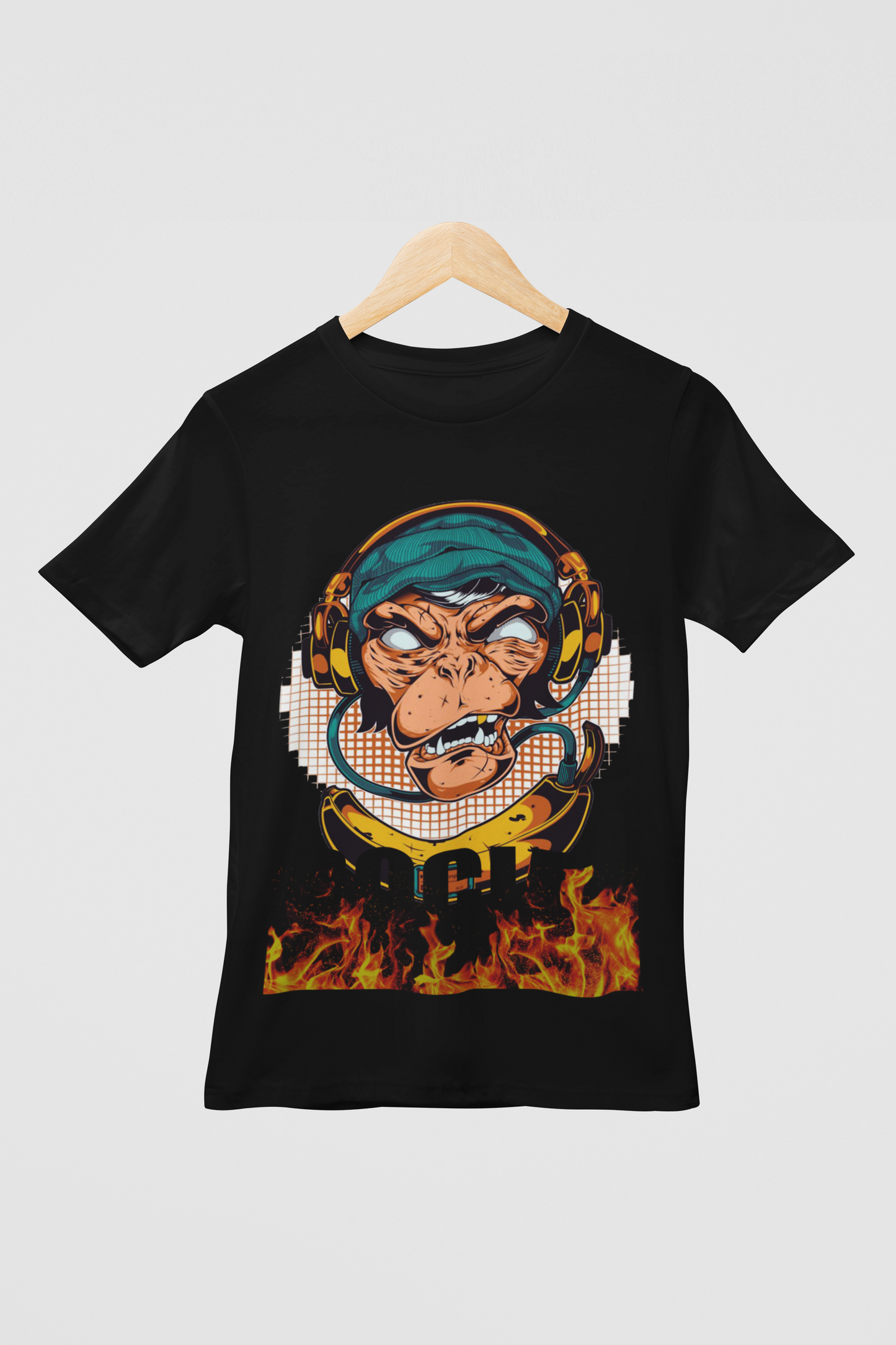 Funky Style 32 Unisex Regular fit Tshirt, Anime Graphic T-shirt, Black, Cotton, Anime Print