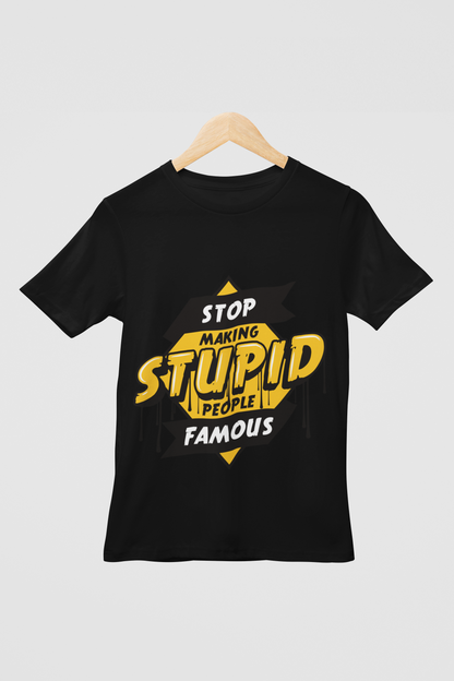 Funky Style 26 Unisex Regular fit Tshirt, Anime Graphic T-shirt, Black, Cotton, Anime Print
