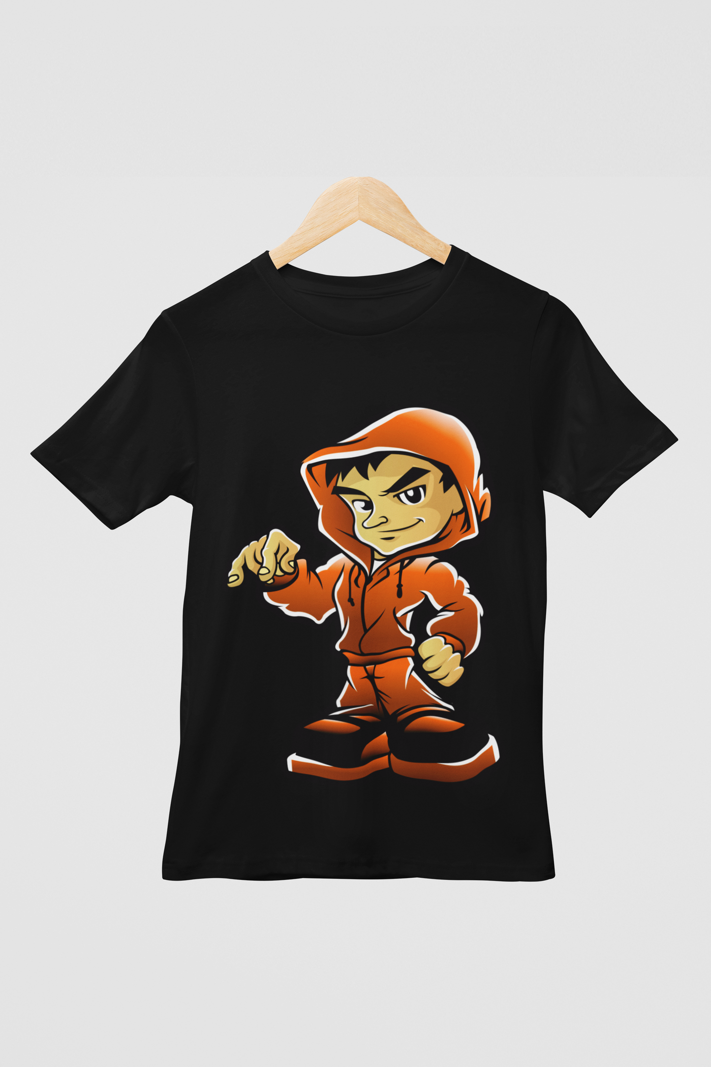 Funky Style 31 Unisex Regular fit Tshirt, Anime Graphic T-shirt, Black, Cotton, Anime Print
