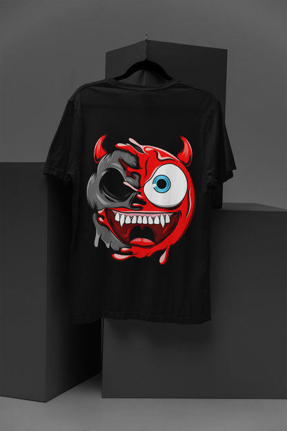 Funky Style 9 Unisex Regular fit Tshirt, Anime Graphic T-shirt, Black, Cotton, Anime Print