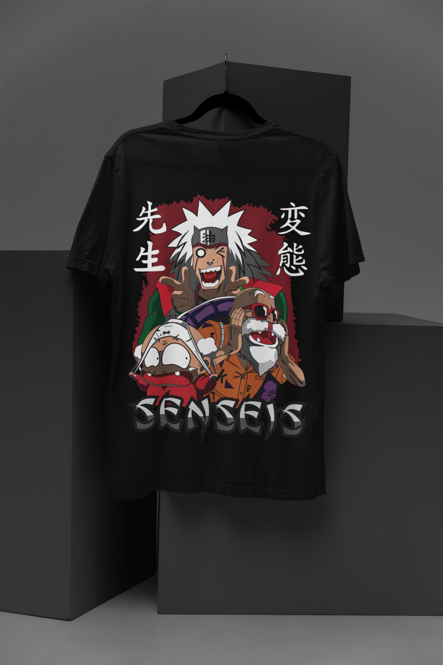 Naruto Unisex Regular fit Tshirt, Anime Graphic T-shirt, Black, Cotton, Anime Print (NRT-58)