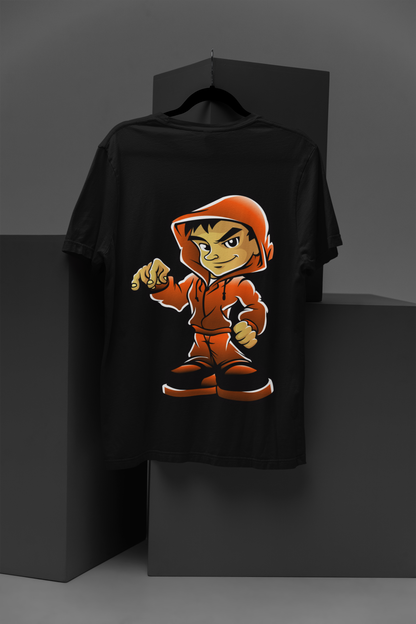 Funky Style 31 Unisex Regular fit Tshirt, Anime Graphic T-shirt, Black, Cotton, Anime Print