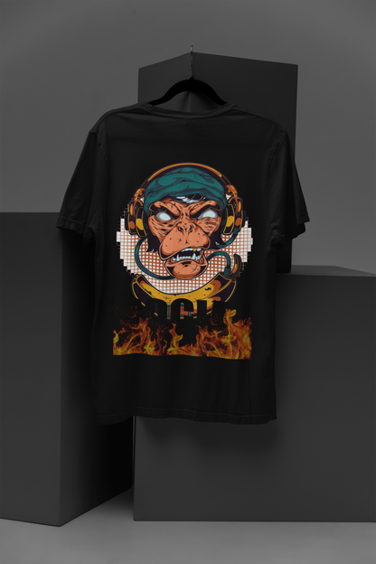 Funky Style 32 Unisex Regular fit Tshirt, Anime Graphic T-shirt, Black, Cotton, Anime Print