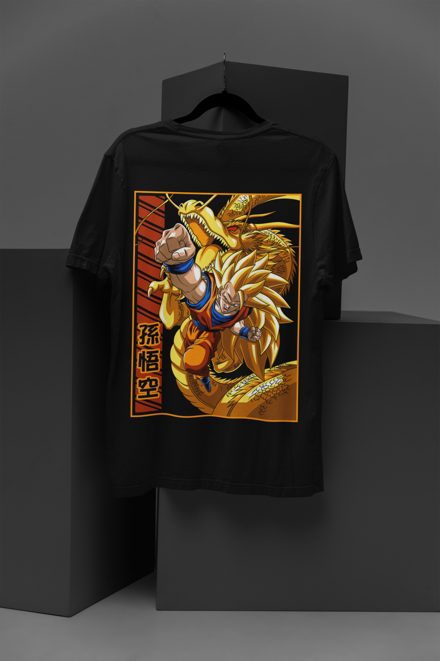 Goku D-2 Dragon Ball Z Unisex Regular fit Tshirt, Anime Graphic T-shirt, Black, Cotton, Anime Print
