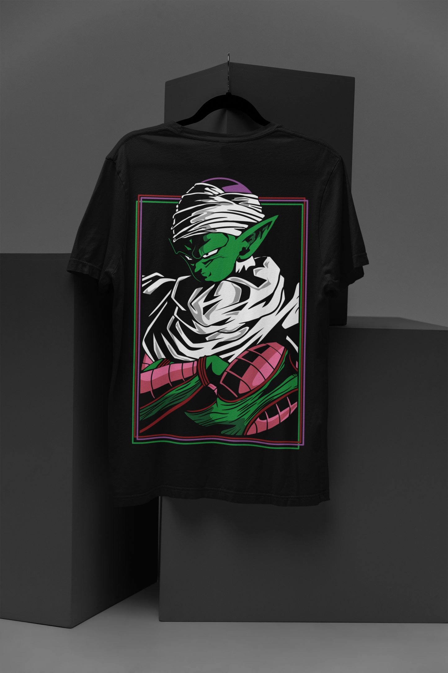 Piccolo Dragon Ball Z Unisex Regular fit Tshirt, Anime Graphic T-shirt, Black, Cotton, Anime Print