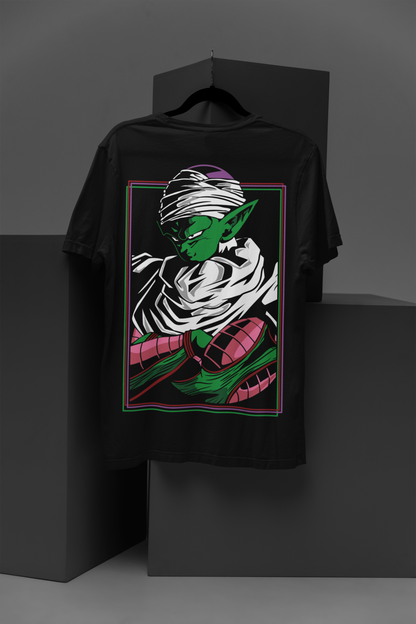 Piccolo Dragon Ball Z Unisex Regular fit Tshirt, Anime Graphic T-shirt, Black, Cotton, Anime Print
