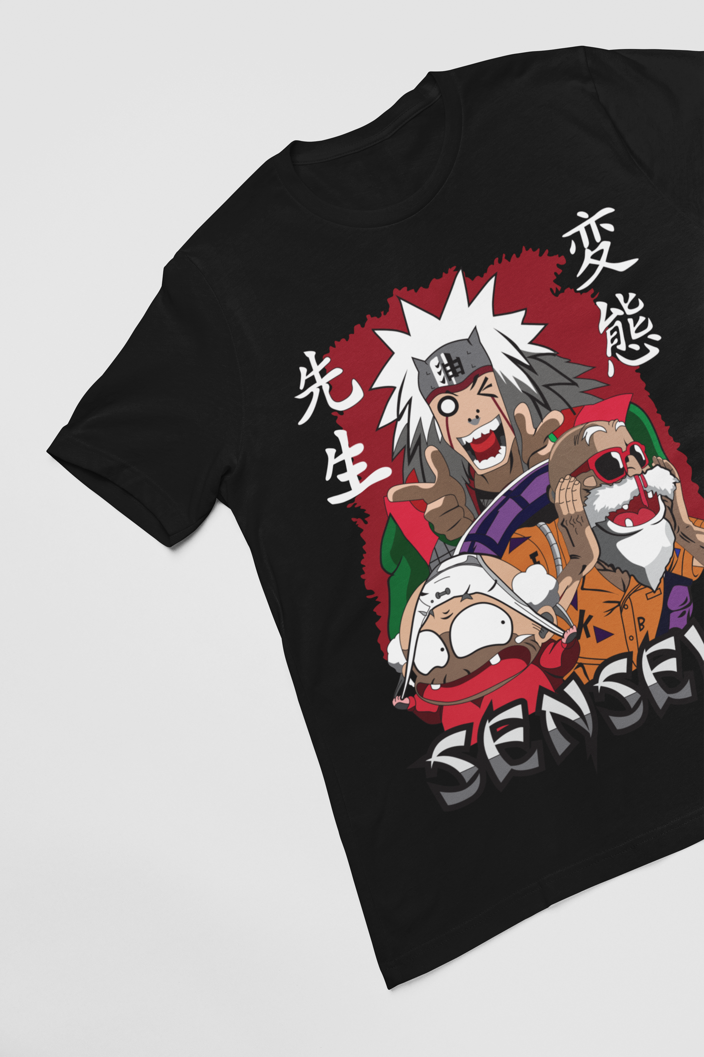 Naruto Unisex Regular fit Tshirt, Anime Graphic T-shirt, Black, Cotton, Anime Print (NRT-58)