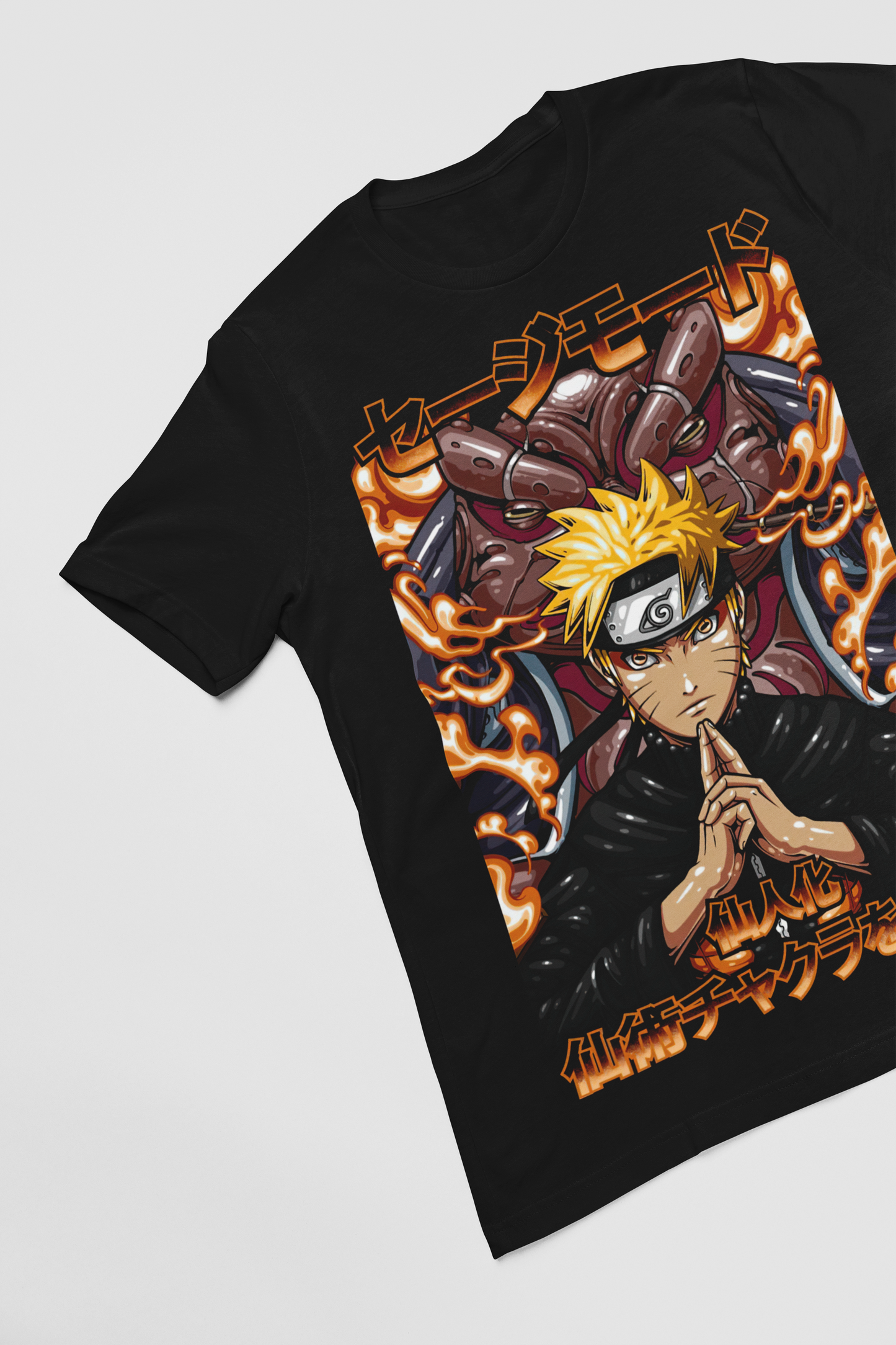 Naruto (D-3)  Unisex Regular fit Tshirt, Anime Graphic T-shirt, Black, Cotton, Anime Print