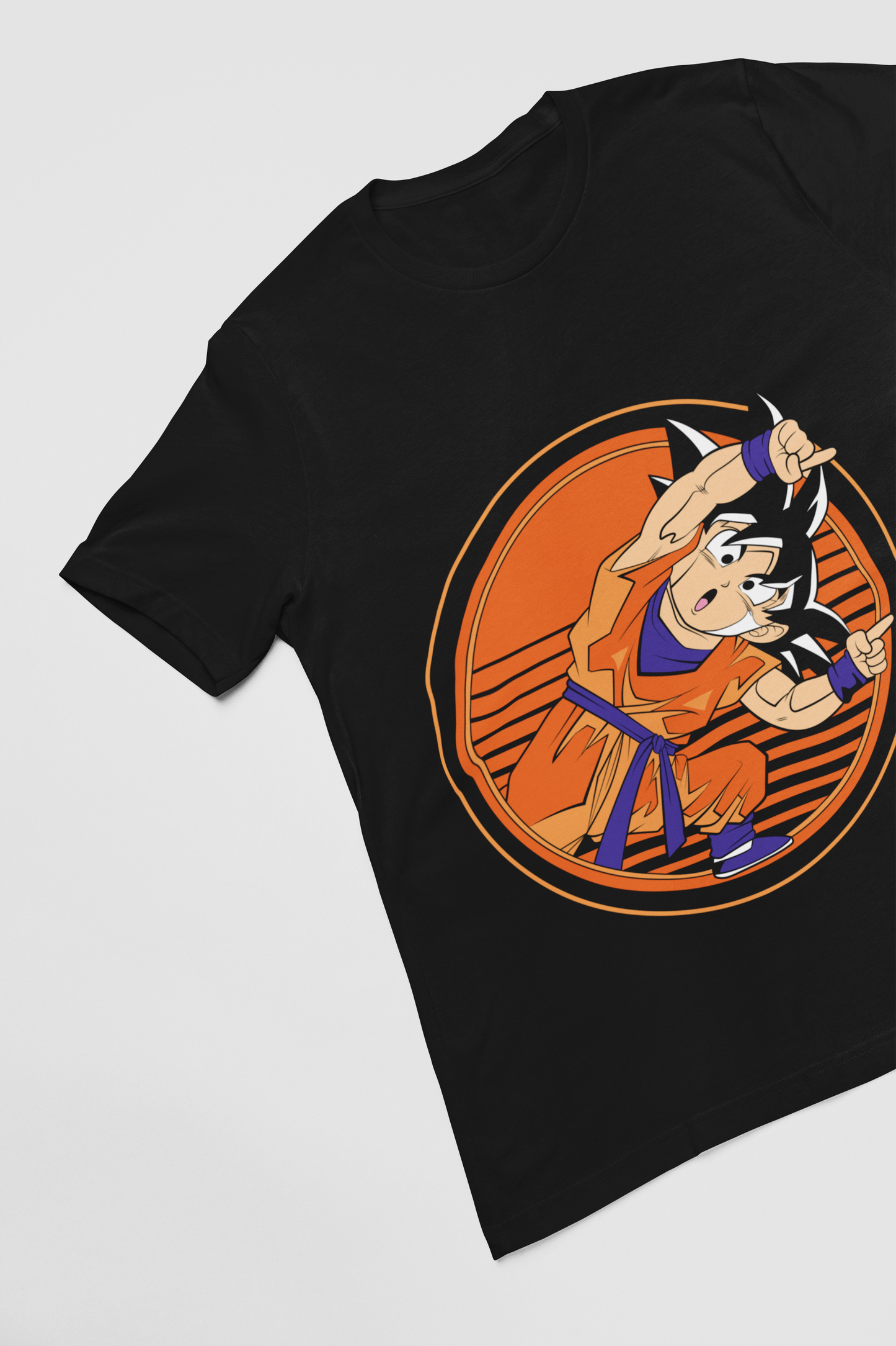 Goten Dragon Ball Z Unisex Regular fit Tshirt, Anime Graphic T-shirt, Black, Cotton, Anime Print