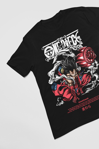 Snakeman One Piece Unisex Regular fit Tshirt, Anime Graphic T-shirt, Black, Cotton, Anime Print