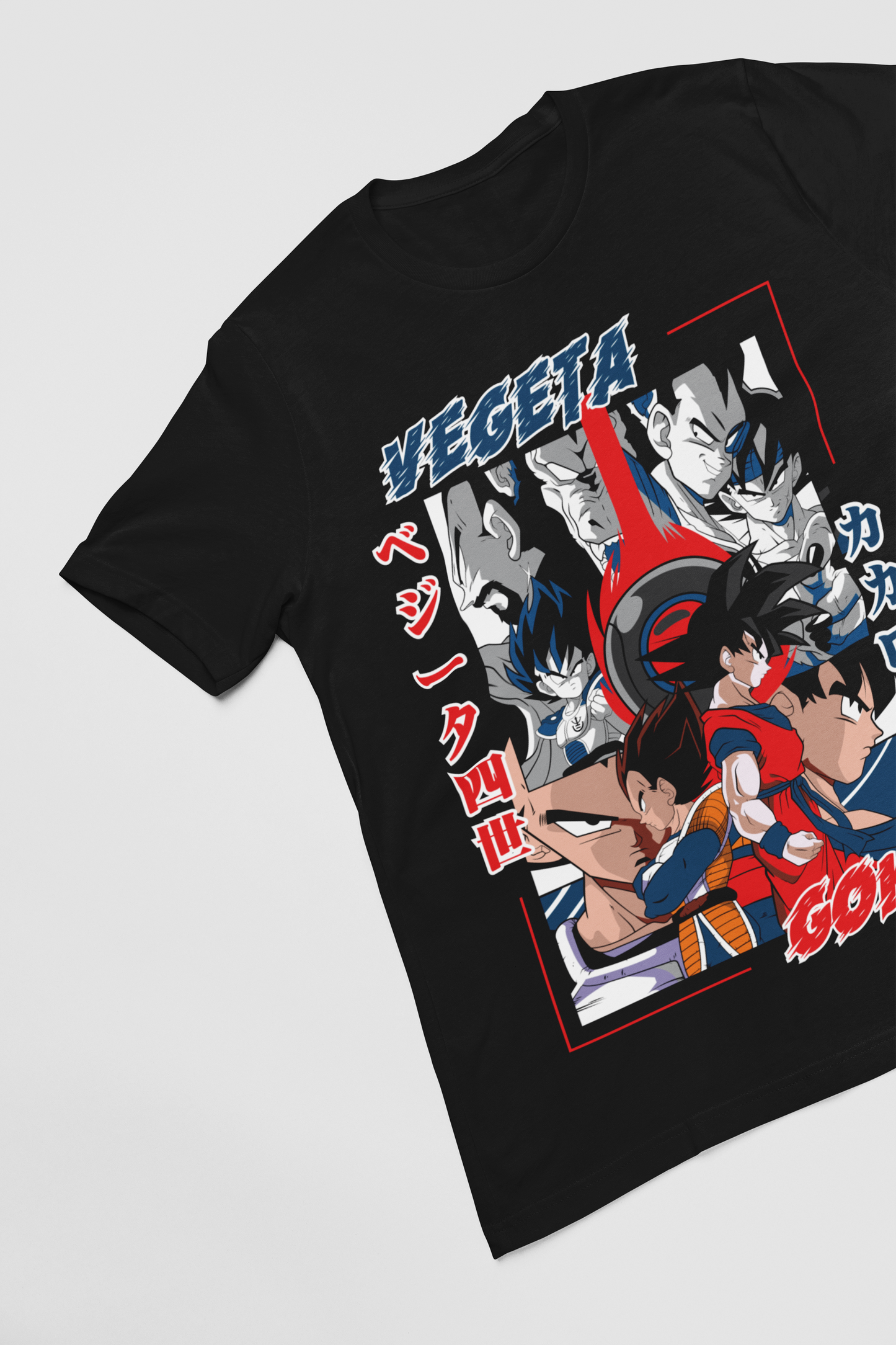 Dragon Ball Z Unisex Regular fit Tshirt, Anime Graphic T-shirt, Black, Cotton, Anime Print (DZ-44)