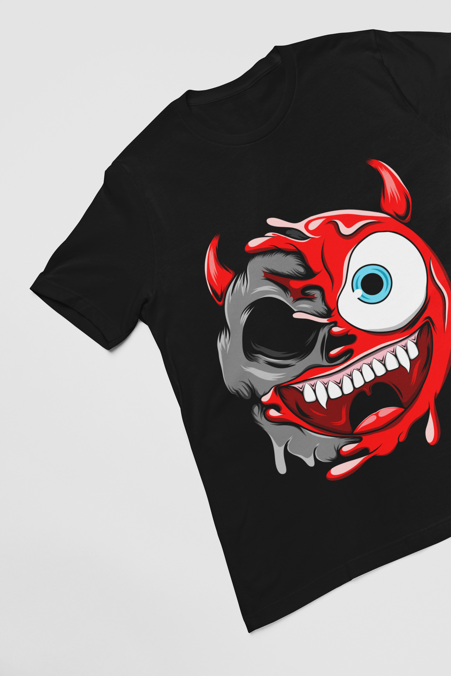 Funky Style 9 Unisex Regular fit Tshirt, Anime Graphic T-shirt, Black, Cotton, Anime Print