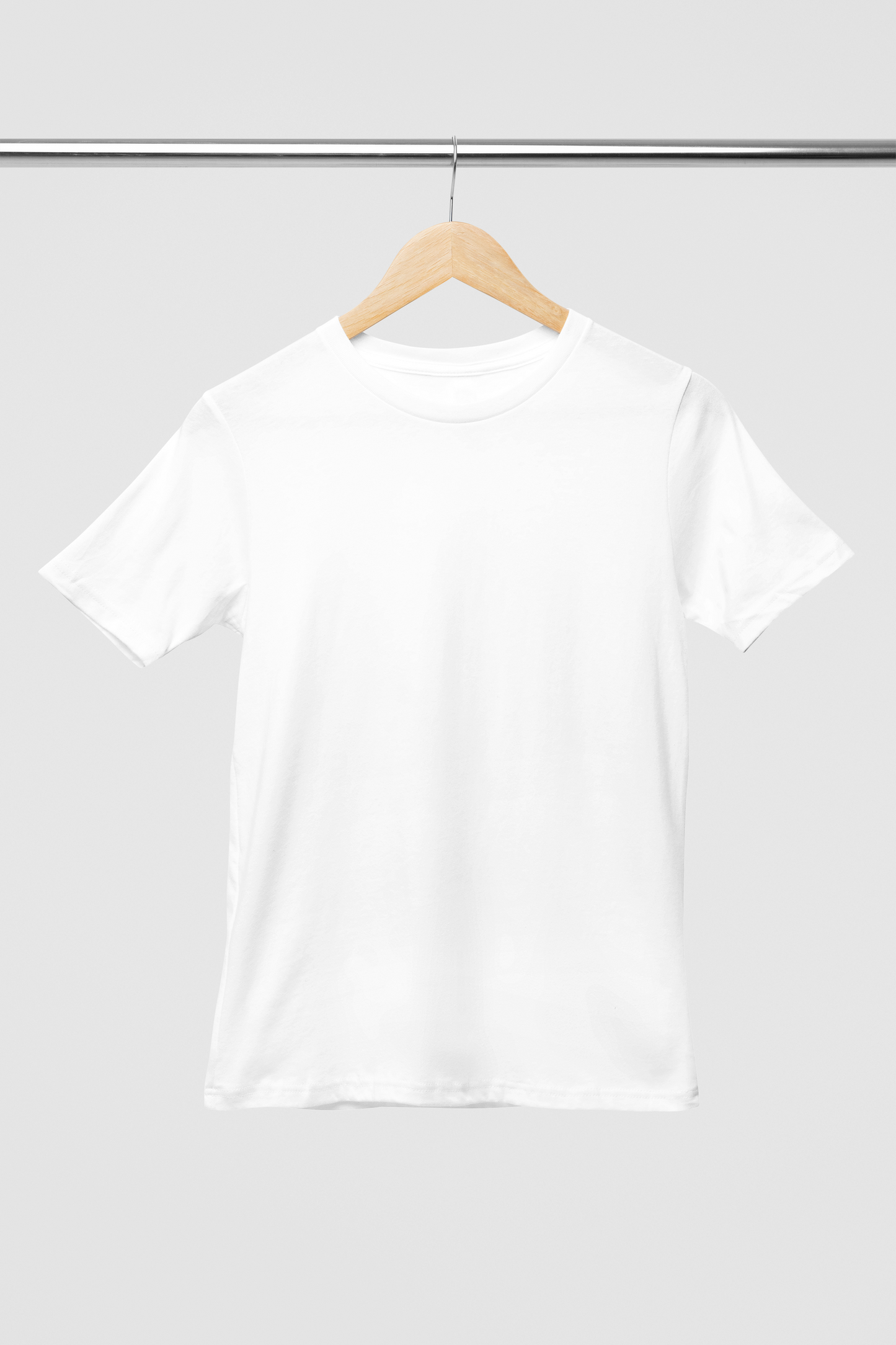Classic Plain White T-Shirt