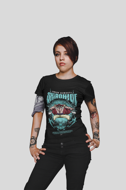 Edward Newgate One Piece Unisex Regular fit Tshirt, Anime Graphic T-shirt, Black, Cotton, Anime Print